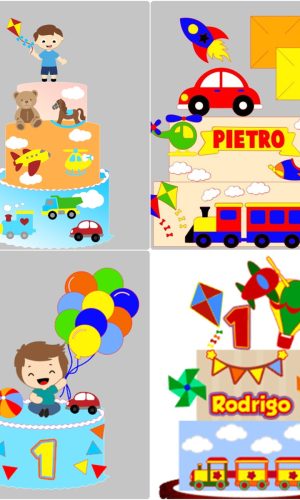 Arquivos de Corte Topos de Bolo Brinquedos
