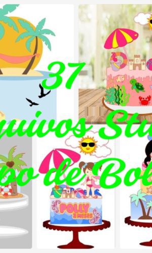 Arquivos de Corte Topo de Bolo - Praia -verão