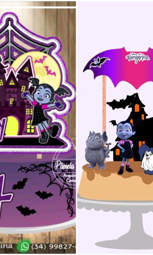 ARQUIVOS DE CORTE TOPO DE BOLO vampirina