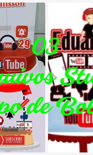 ARQUIVOS DE CORTE TOPO DE BOLO - YOUTUBE