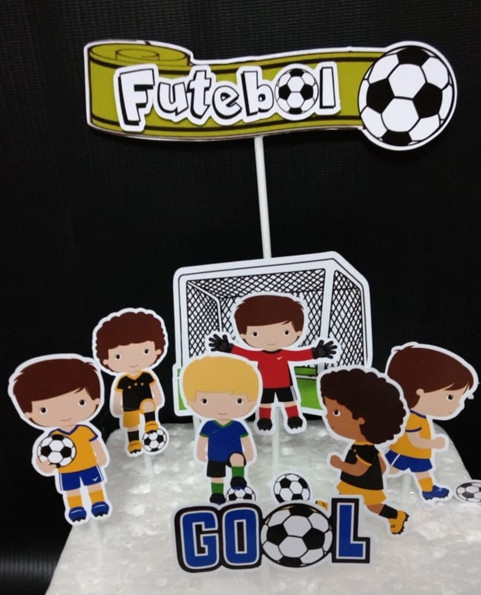 Arquivos Silhouette topo de bolo 40 Futebol