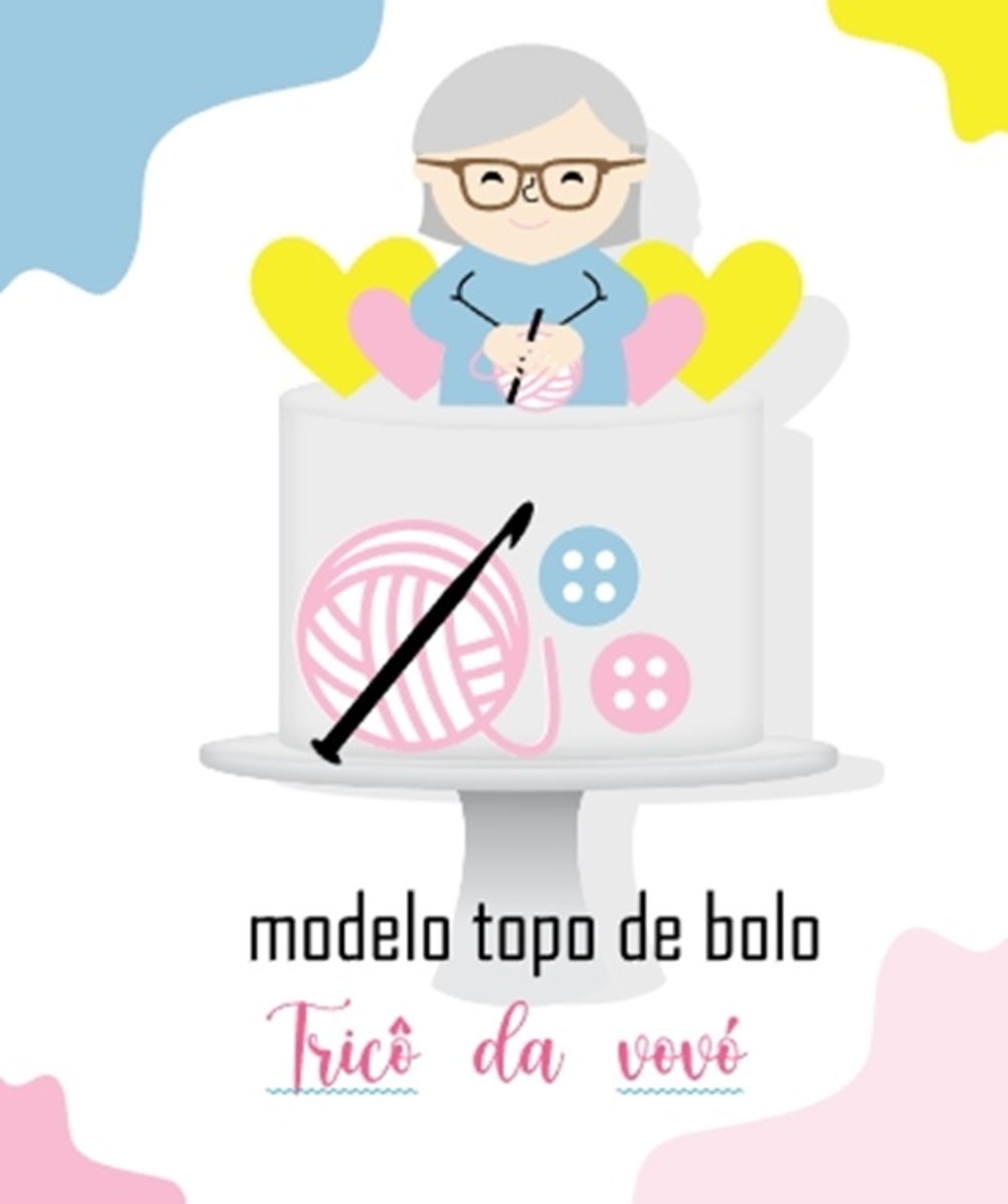 Avó Vozinha -topo de Bolo Arquivo de Corte e Impressão