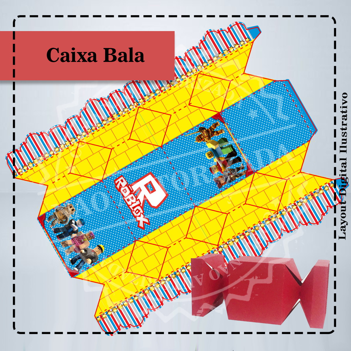 CAIXA BALA ROBLOX - ARQUIVO DIGITAL