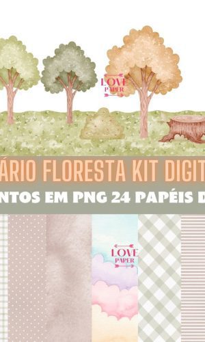 Cenário Floresta Kit Digital