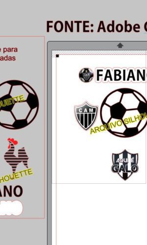 COMBO + Arquivo de Corte - Topo de Bolo Atlético Mineiro