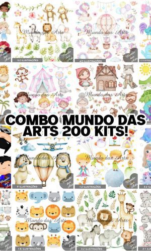 Combo Mundo Das Arts (200 Kits)