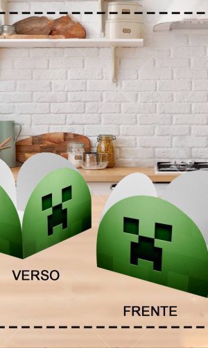 FORMINHA DE DOCE MINECRAFT - ARQUIVO DIGITAL