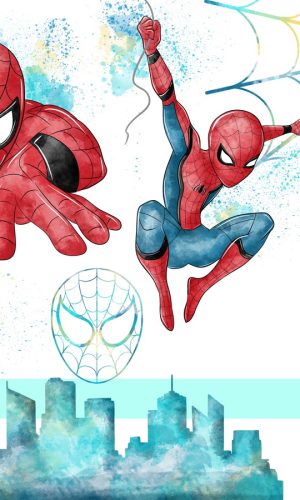 Homem Aranha Aquarela , Kit Digital Compre 1 Leve 3