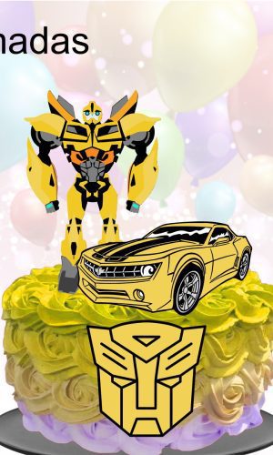 Kit com 5 arquivos de corte: 02-TRANSFORMES TOPO CAMADAS