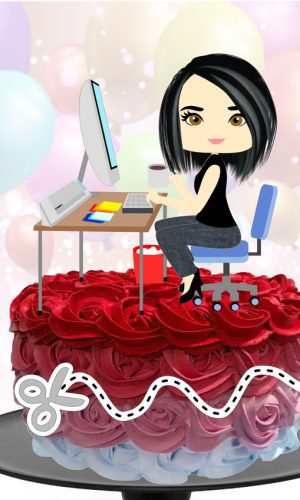 Kit com 5 arquivos de corte 04-INTERNET TOPO DE BOLO CAMADAS