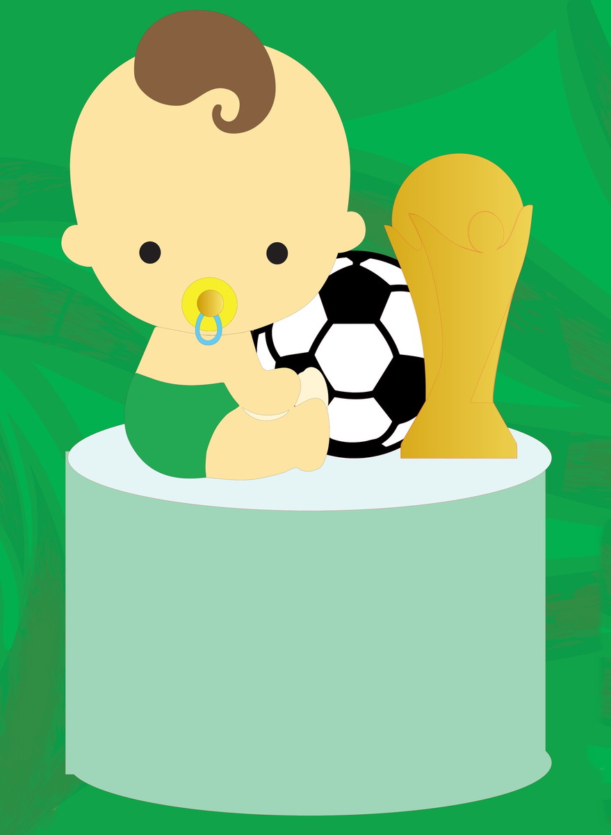 Kit com 5 Arquivos de Corte: 11 - Futebol Topo de Bolo