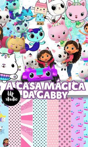 Kit Digital a Casa Magica da Gabby