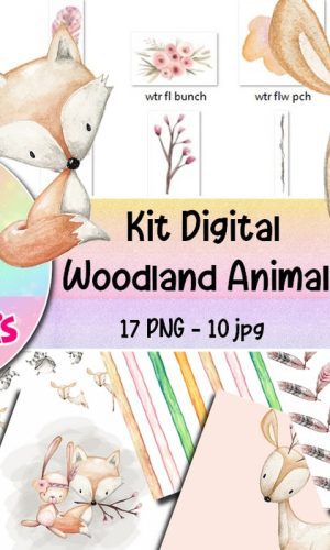 kit digital ANIMAIS DO BOSQUE