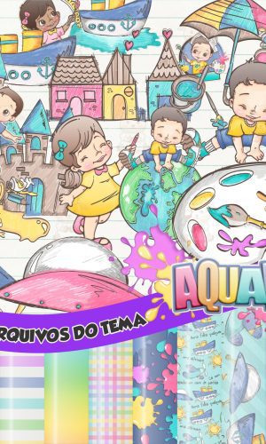 Kit Digital Aquarela 01 Png