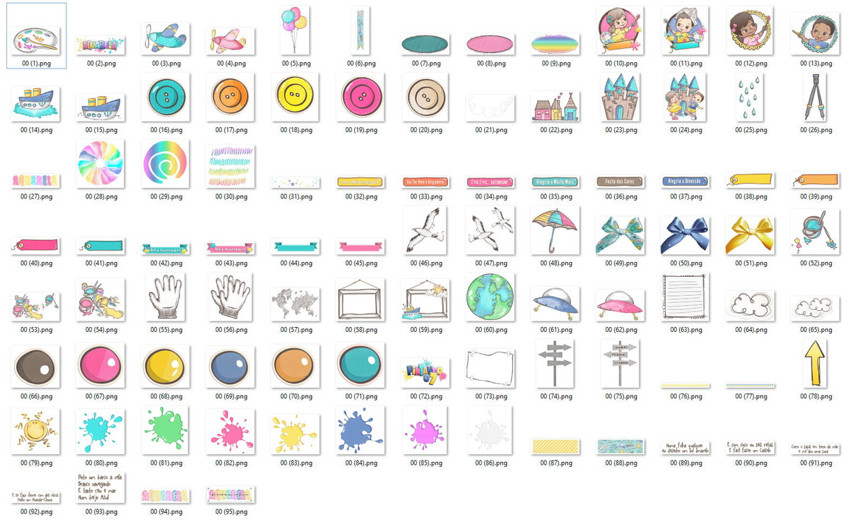 Kit Digital Aquarela Toquinho - Imagem 2