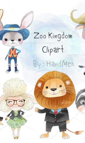 Kit digital aquarelado Filme Zootopia