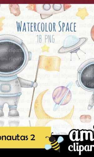 Kit Digital Astronautas Aquarela