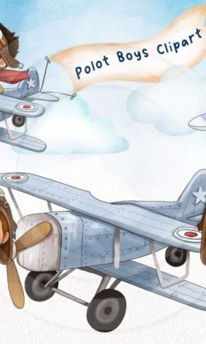 Kit Digital - Avião Aquarela (cod. 0032)