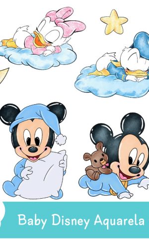 Kit Digital - Baby Disney Aquarela