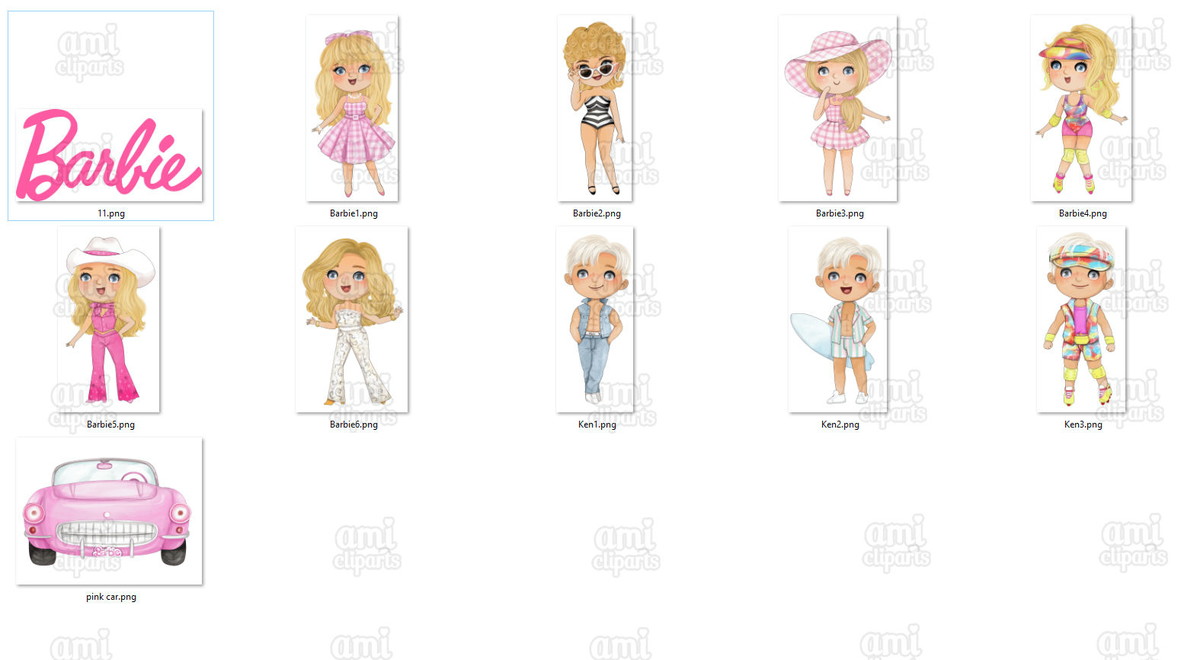 Kit Digital Barbie - Imagem 2