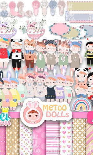Kit Digital Bonecas Metoo Dolls X