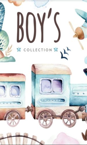 Kit Digital Boys World Aquarela