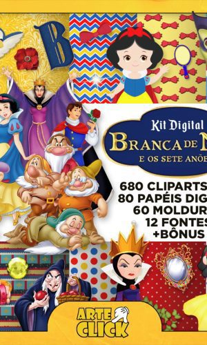 Kit Digital Branca de Neve e os Sete Anões