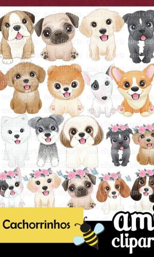 Kit Digital Cachorrinhos