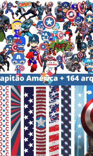 Kit Digital Capitão América