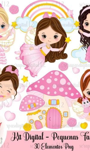 Kit Digital Clip Artes - Fadas