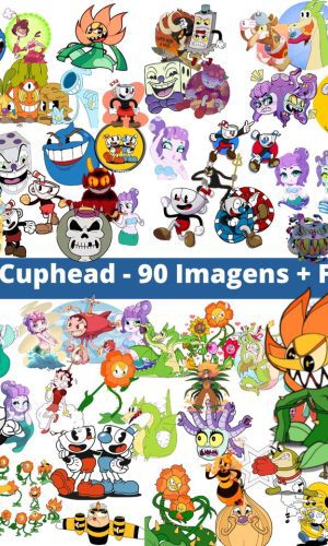 Kit Digital Desenho Jogo Cuphead