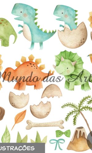 Kit Digital Dinossauro Baby + 2 Kits De Brinde!!!