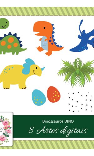 KIT DIGITAL DINOSSAUROS DINO - PNG
