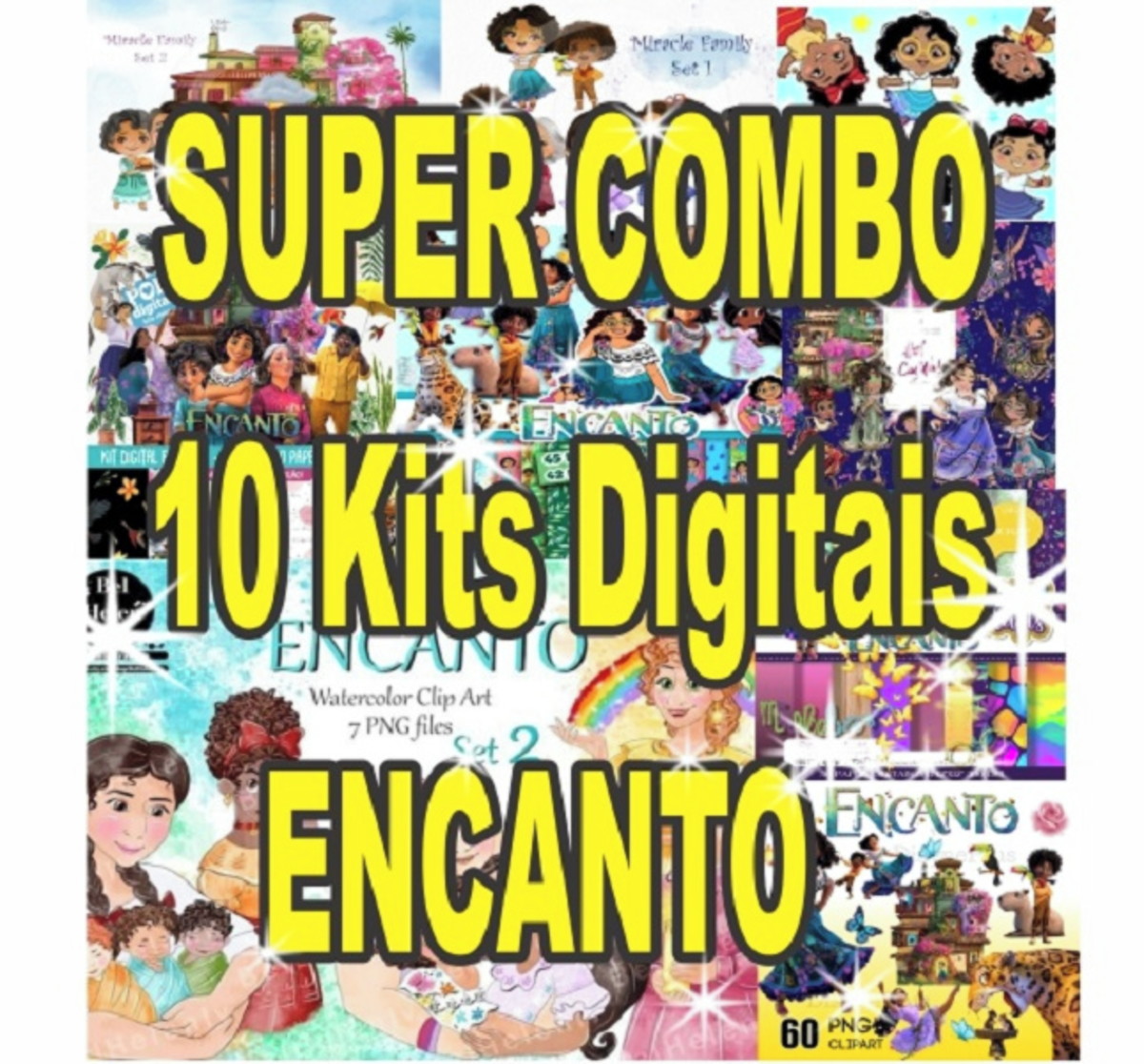 Kit Digital Encanto Combo 10 Kits