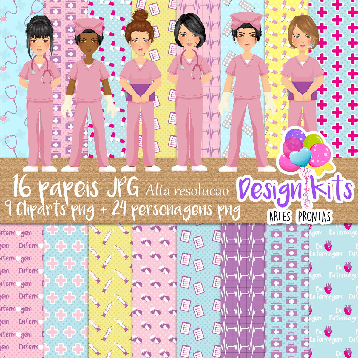 kit digital enfermeiras
