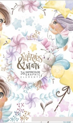 Kit Digital Fairy Clipart
