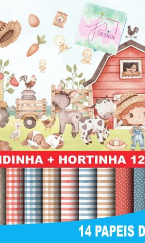 Kit Digital Fazendinha Aquarela
