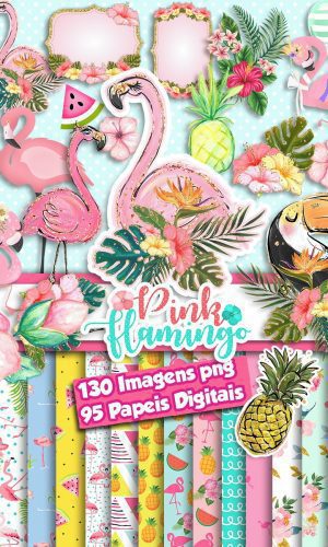 Kit digital Flamingos