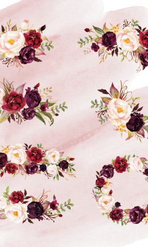 Kit Digital - Flor Marsala