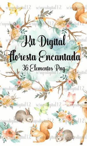 Kit Digital - Floresta Encantada