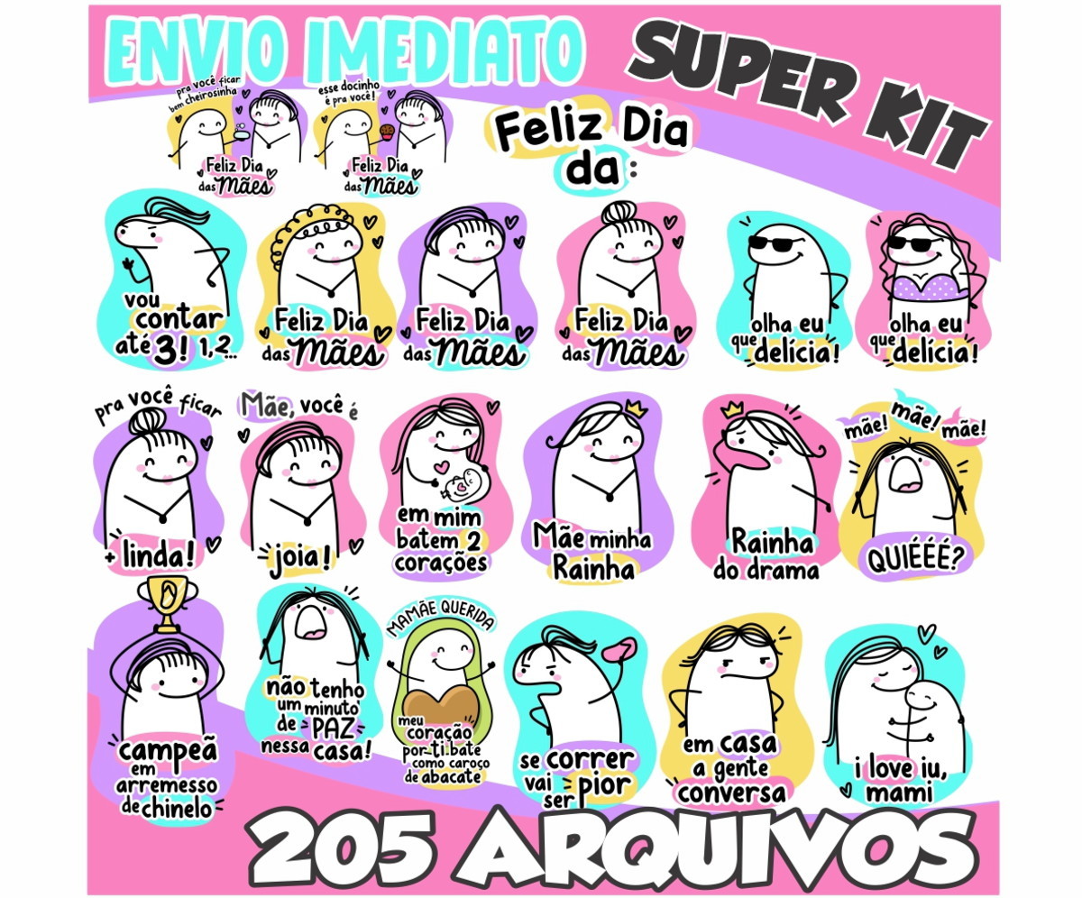 Kit Digital Flork Dia das Mães