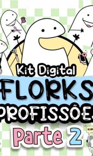 Kit Digital Flork Profissões - 42 arquivos