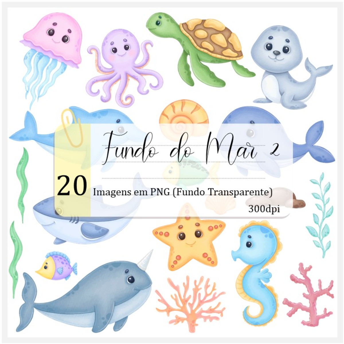Kit Digital - Fundo Do Mar - Imagem 2