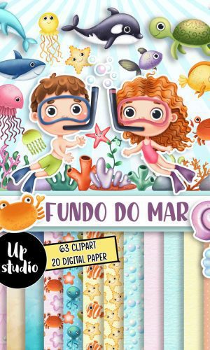 Kit Digital Fundo do Mar 2