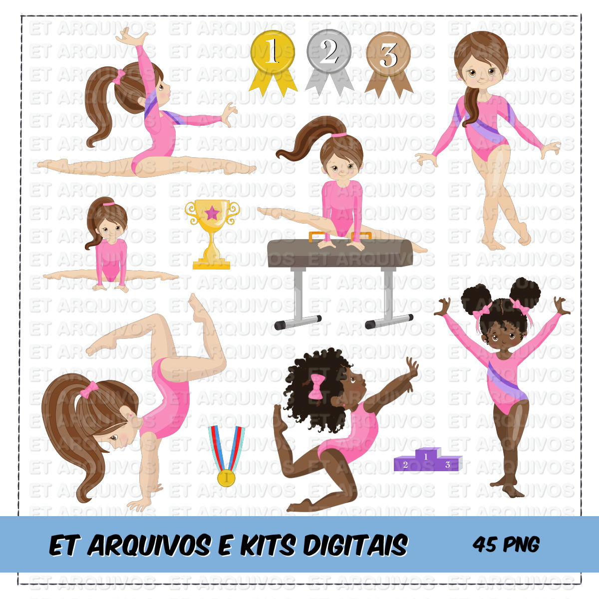 #091 Kit Digital Ginástica
