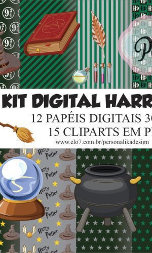 Kit Digital Harry Potter (sonserina)