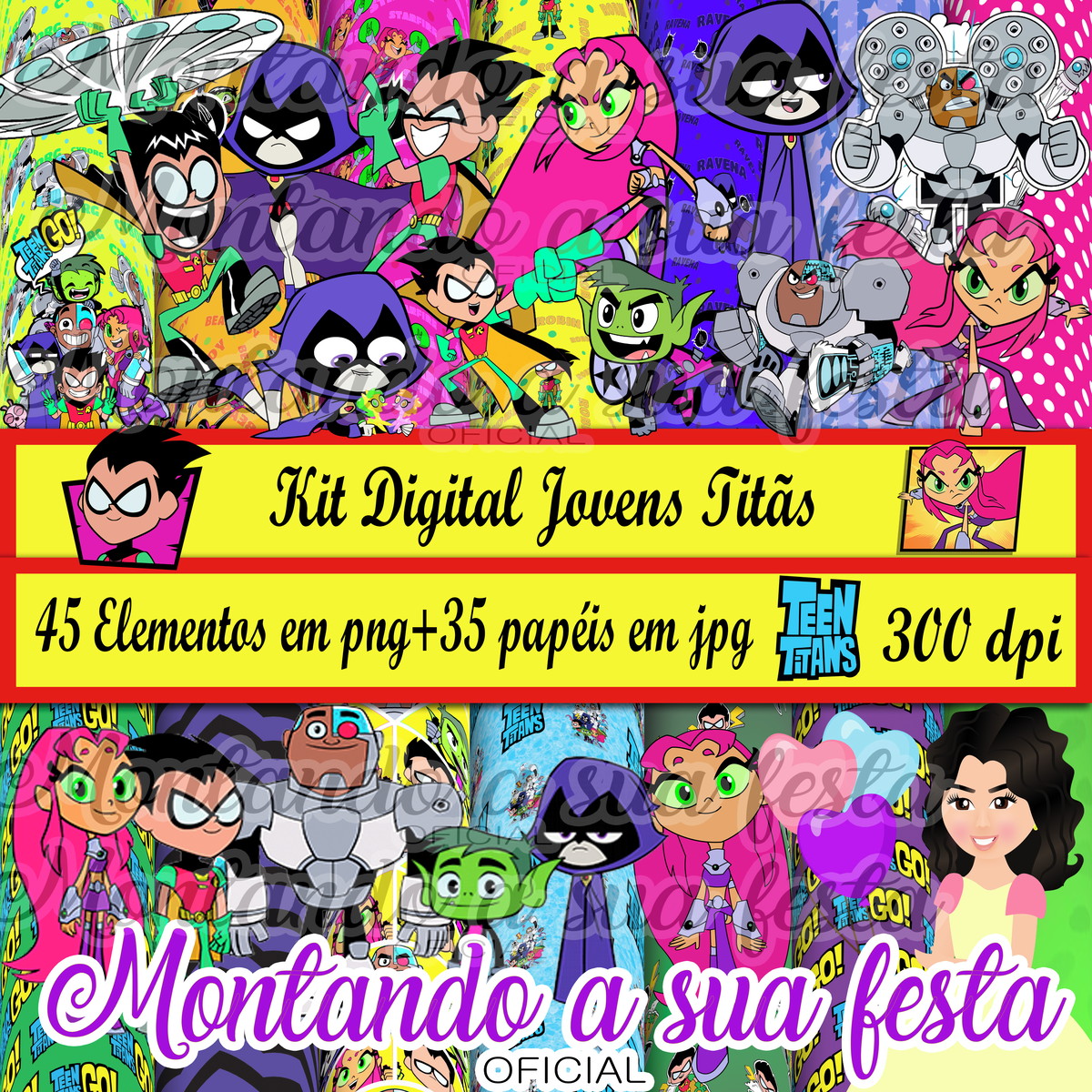 Kit Digital Jovens Titãs