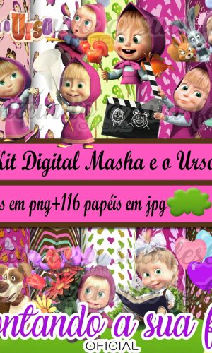 Kit Digital Masha e o Urso