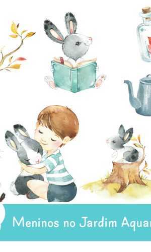 Kit Digital - Meninos no Jardim Aquarela