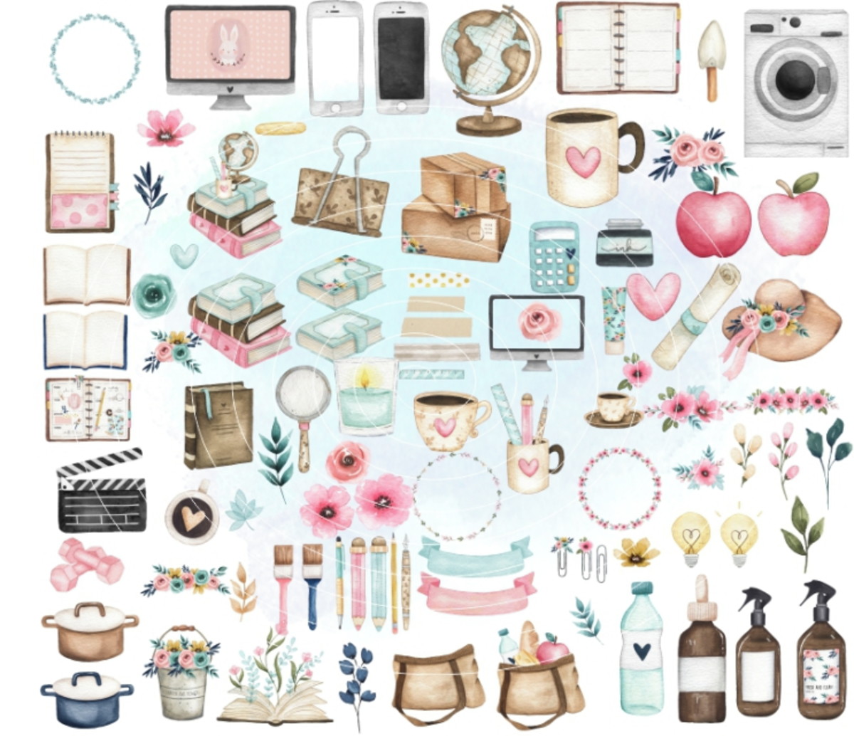 Kit Digital - Meus Planos Aquarela (cod. 0249) - Imagem 2